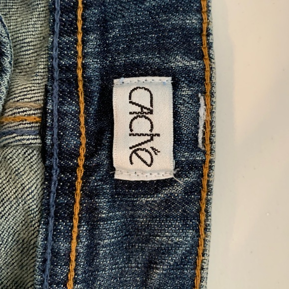 Cache Beaded Embroidered Bird Red Lace Capri 14 - Picture 2 of 15